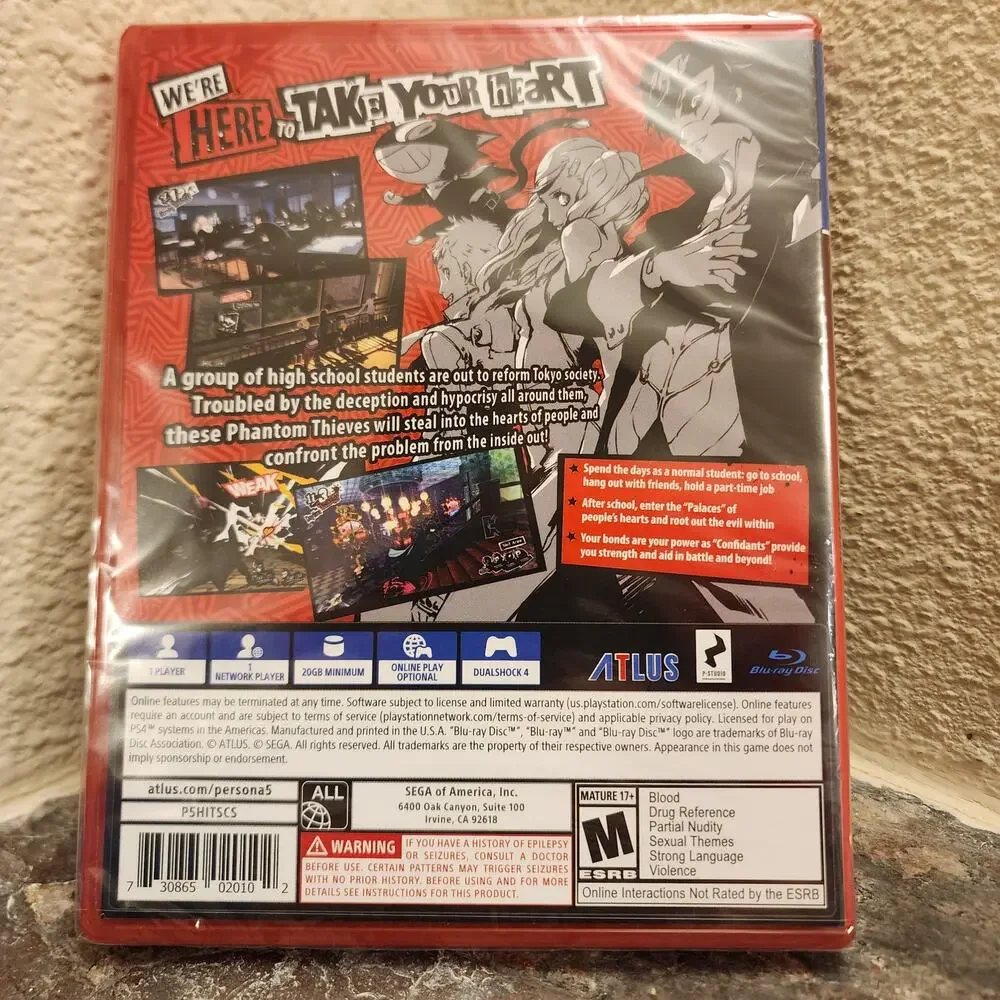 Game - Persona 5 [GH] (NEW) - PS4